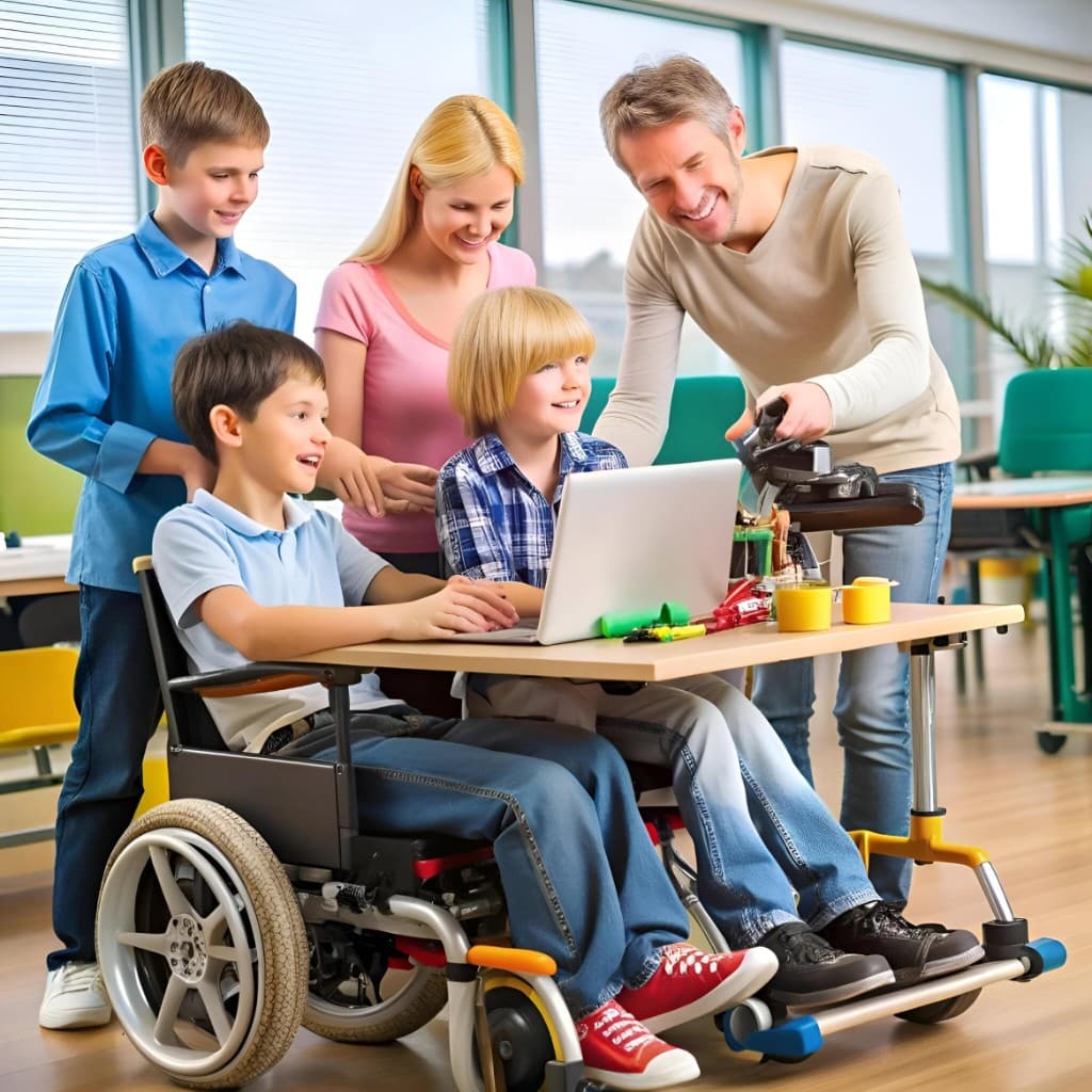 Inclusive teaching with digital learning support for differently abled students at BIHE