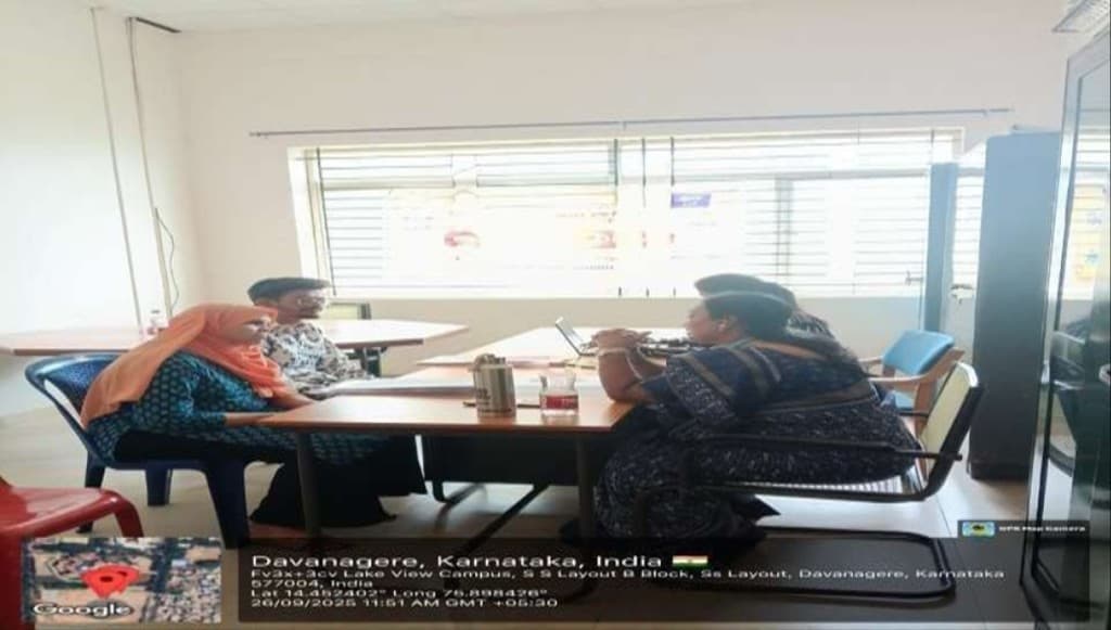 HR interview session during the BIHE Mega Placement Drive 2025